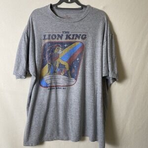 Vintage Lion King 1994 Disney Pride Rock Graphic T Shirt Front Mens 3XLT
